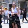Gigi Hadid pose pour un photo shoot à West Hollywood, Los Angeles, le 29 juin 2016.  Gigi Hadid is doing a photo shoot in West Hollywood, Los Angeles. June 29th, 2016.29/06/2016 - Los Angeles
