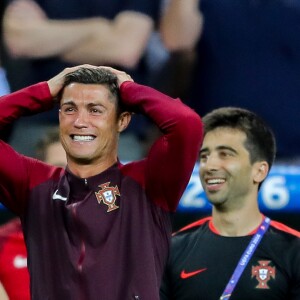 Cristiano Ronaldo lors du match de la finale de l'Euro 2016 Portugal-France au Stade de France à Saint-Denis, France, le 10 juillet 2016. © Cyril Moreau/Bestimage
