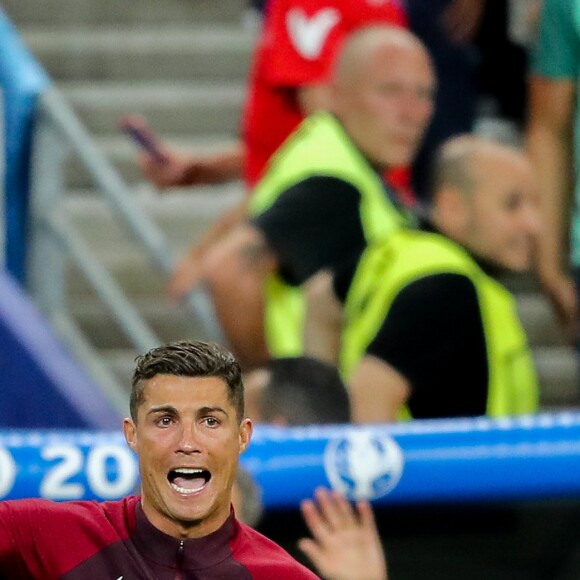 Cristiano Ronaldo lors du match de la finale de l'Euro 2016 Portugal-France au Stade de France à Saint-Denis, France, le 10 juillet 2016. © Cyril Moreau/Bestimage