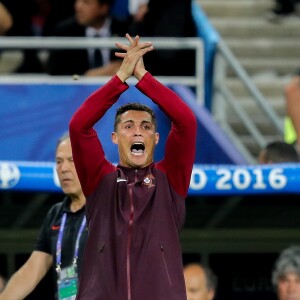 Cristiano Ronaldo lors du match de la finale de l'Euro 2016 Portugal-France au Stade de France à Saint-Denis, France, le 10 juillet 2016. © Cyril Moreau/Bestimage