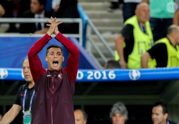 Cristiano Ronaldo lors du match de la finale de l'Euro 2016 Portugal-France au Stade de France à Saint-Denis, France, le 10 juillet 2016. © Cyril Moreau/Bestimage