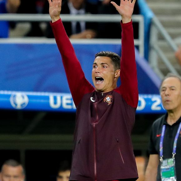 Cristiano Ronaldo lors du match de la finale de l'Euro 2016 Portugal-France au Stade de France à Saint-Denis, France, le 10 juillet 2016. © Cyril Moreau/Bestimage