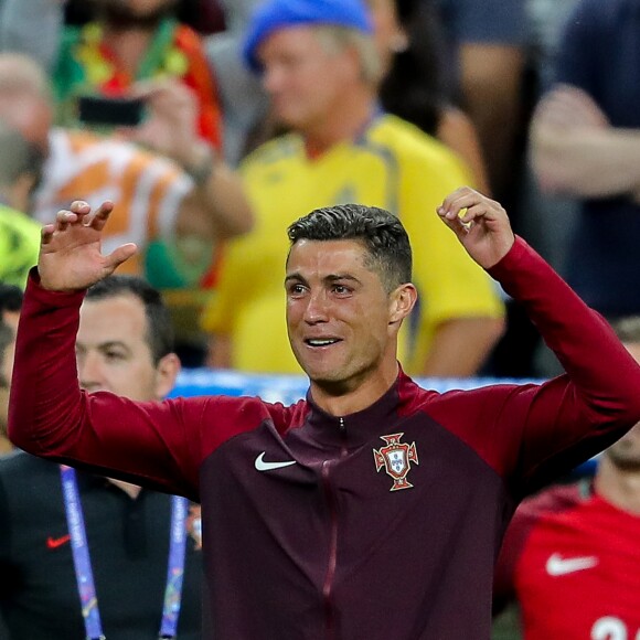 Cristiano Ronaldo lors du match de la finale de l'Euro 2016 Portugal-France au Stade de France à Saint-Denis, France, le 10 juillet 2016. © Cyril Moreau/Bestimage