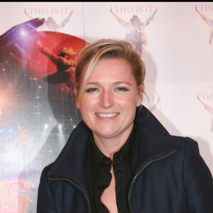 ANNE ELISABETH LEMOINE - PROJECTION DU FILM HOMMAGE A MICHAEL JACKSON "THIS IS IT" AU CINEMA "ELYSEE BIARRITZ" A PARIS LE 29 OCTOBRE 2009
