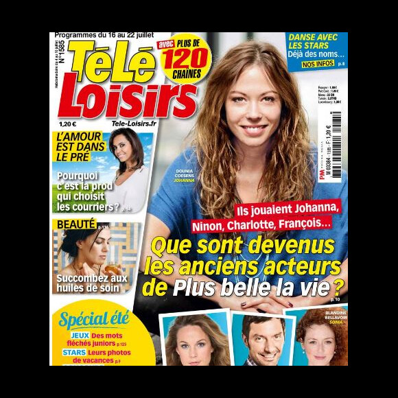 Couverture du magazine Télé Loisirs du 16 au 22 juillet