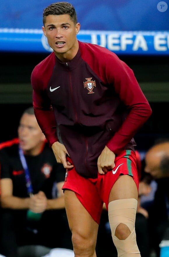 Cristiano Ronaldo lors du match de la finale de l'Euro 2016 Portugal-France au Stade de France à Saint-Denis, France, le 10 juillet 2016. © Cyril Moreau/Bestimage