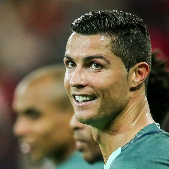 Cristiano Ronaldo - lors du match de demi-finale de l'UEFA Euro 2016 Portugal-pays de Galles au stade des Lumières à Lyon, France, le 6 juillet 2016. © Cyril Moreau/Bestimage