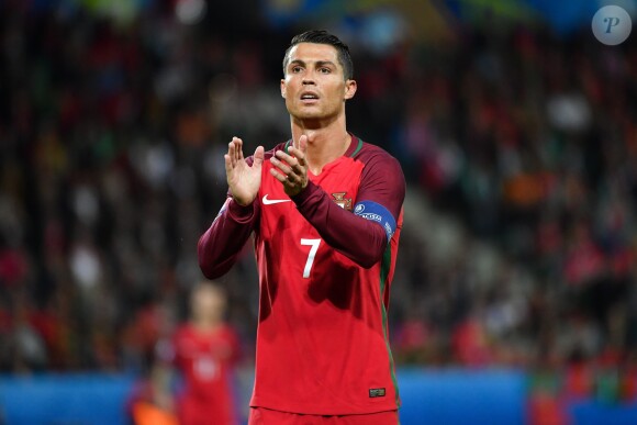Cristiano Ronaldo lors du match contre l'Islande le 14 juin 2016.