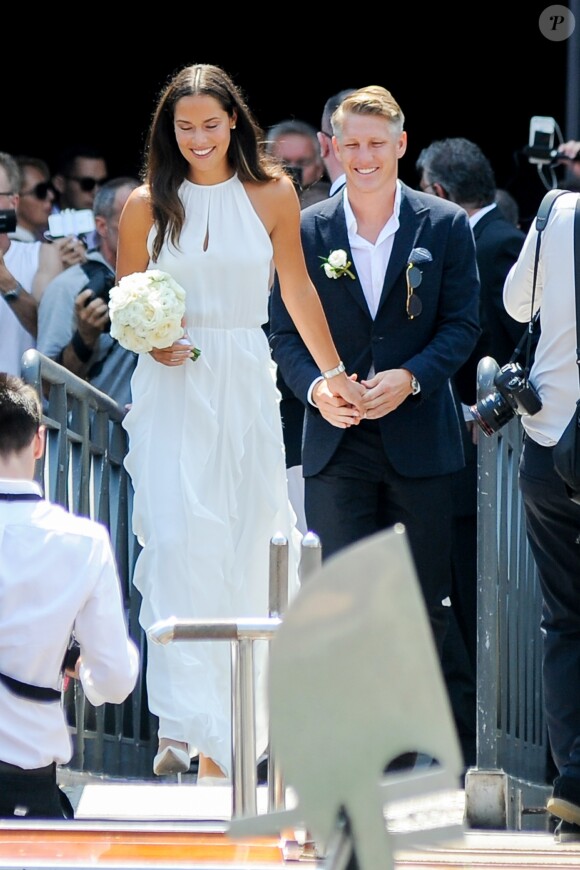 Ana Ivanovic et Bastian Schweinsteiger ont célébré leur mariage à Venise le 12 juillet 2016.