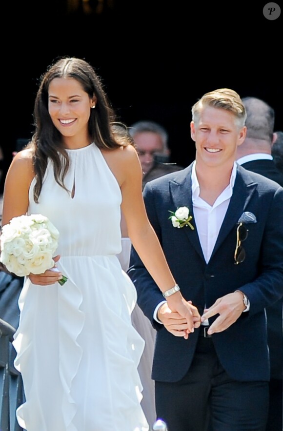 Ana Ivanovic et Bastian Schweinsteiger ont célébré leur mariage à Venise le 12 juillet 2016.