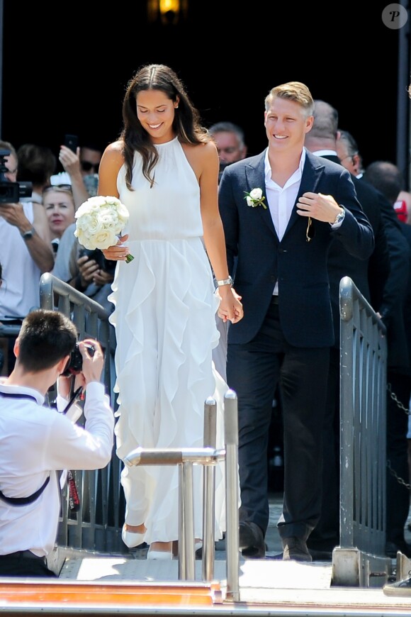 Ana Ivanovic et Bastian Schweinsteiger ont célébré leur mariage à Venise le 12 juillet 2016.