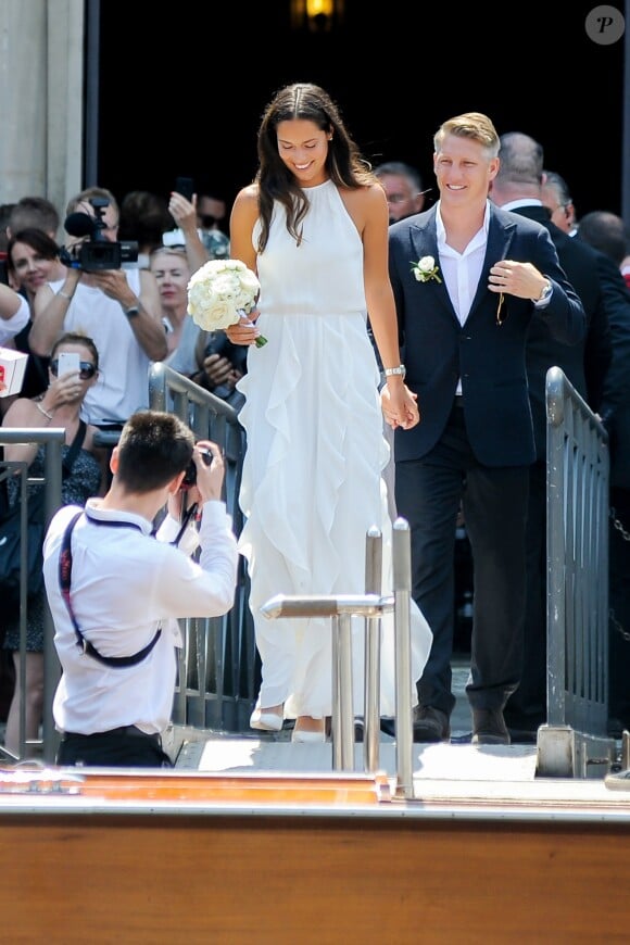 Ana Ivanovic et Bastian Schweinsteiger ont célébré leur mariage à Venise le 12 juillet 2016.