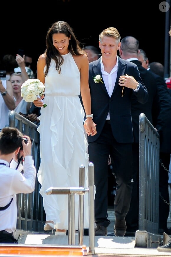 Ana Ivanovic et Bastian Schweinsteiger ont célébré leur mariage à Venise le 12 juillet 2016.