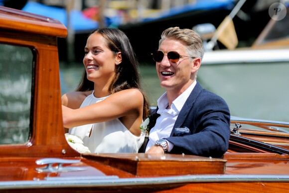 Ana Ivanovic et Bastian Schweinsteiger ont célébré leur mariage à Venise le 12 juillet 2016.