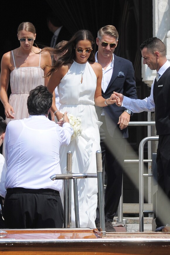 Ana Ivanovic et Bastian Schweinsteiger ont célébré leur mariage à Venise le 12 juillet 2016.
