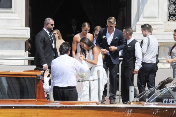 Ana Ivanovic et Bastian Schweinsteiger ont célébré leur mariage à Venise le 12 juillet 2016.