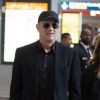 Tom Hanks avec sa femme Rita Wilson et leurs enfants Elizabeth Ann et Truman Theodore, arrivent à l'aéroport Roissy Charles de Gaulle. Paris, le 18 mai 2016.
