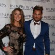 Emilie et Rémi de Secret Story 9 - Soirée des Lauriers TV Awards au Théâtre des Variétés à Paris, le 13 janvier 2016. © Denis Guigneboug/Bestimage