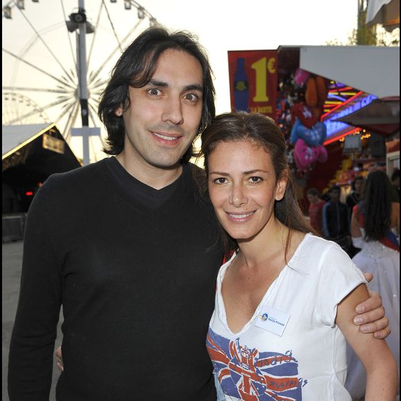 Elsa Fayer et son compagnon Zach Hanoun - Inauguration de la Foire du Trône en 2011.