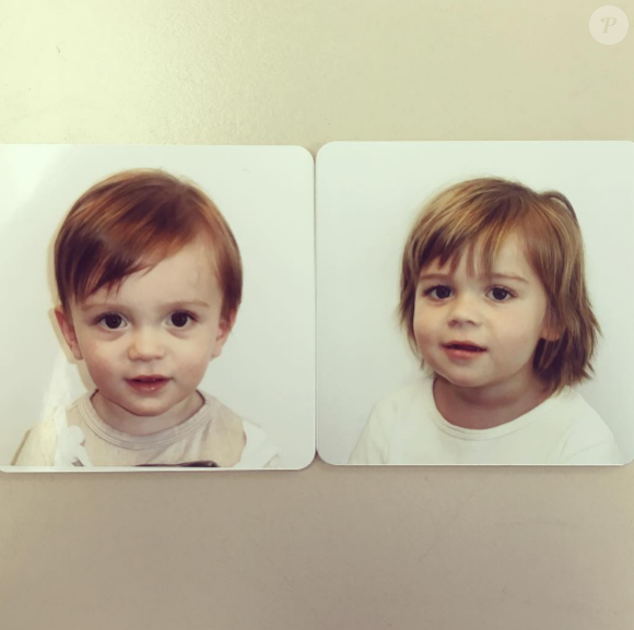 Jaime King partage les photos d'identités de ses deux enfants sur sa page Instagram, le 15 juillet 2016