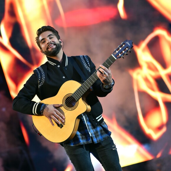 Exclusif - Kendji Girac lors de l'émission de télévision pour TF1 "La Chanson de l'Année 2016" à Nîmes le 17 juin 2016. © Bruno Bebert / Bestimage