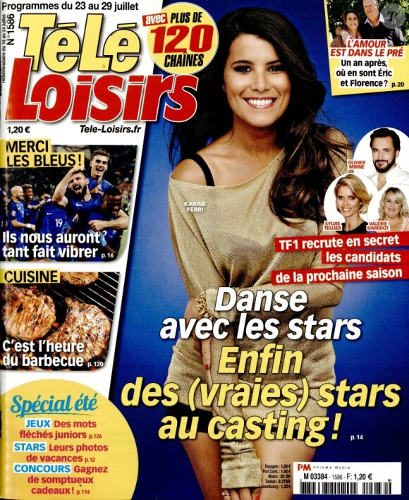Magazine Télé-Loisirs en kiosques le 18 juillet 2016.