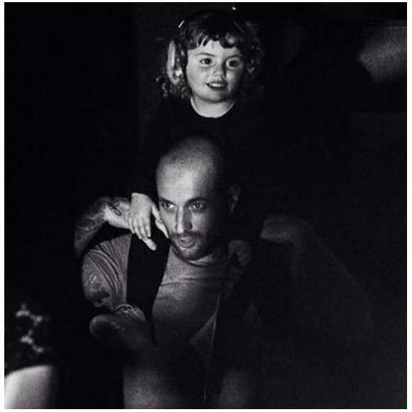 Alex Peyrat et sa fille Romy. Photo publiée sur Instagram en juin 2016