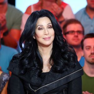 La chanteuse Cher - Exclusif - Emission "Touche pas mon poste" a Paris le 10 octobre 2013.