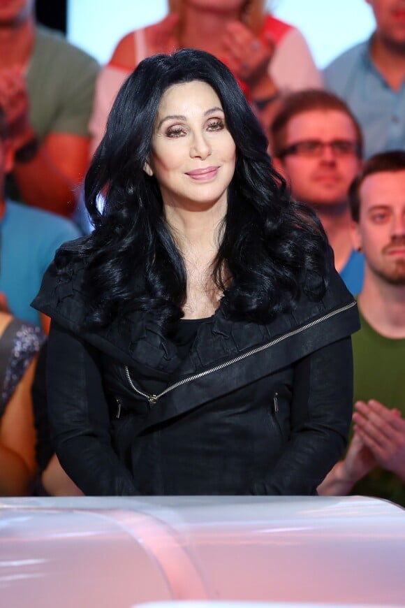 La chanteuse Cher - Exclusif - Emission "Touche pas mon poste" a Paris le 10 octobre 2013.