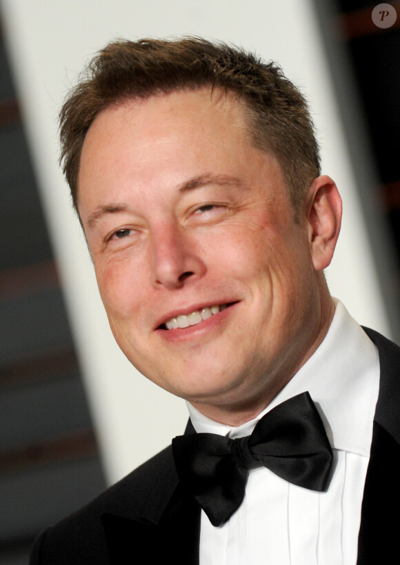 Elon Musk à la Vanity Fair Oscar Party à Los Angeles le 22 février 2015.