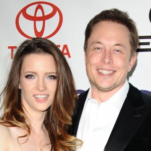 Talulah Riley et Elon Musk à Burbank, le 29 septembre 2012.