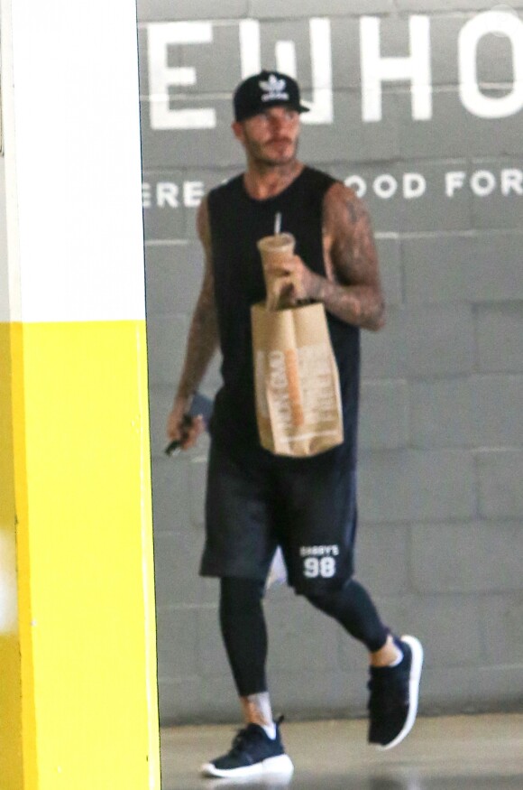 Exclusive - David Beckham à Los Angeles, le 15 juillet 2016.