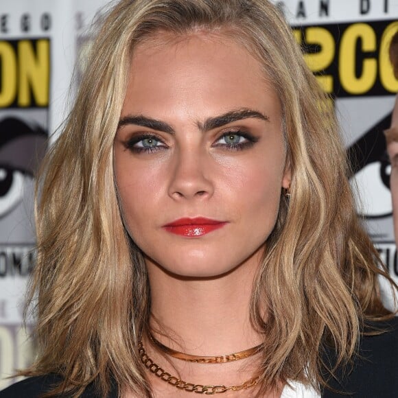 Cara Delevingne à la conférence de presse du "Comic Con International 2016" à San Diego, le 21 juillet 2016.