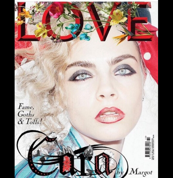 Cara Delevingne en couverture de "Love Magazine", juillet 2016.