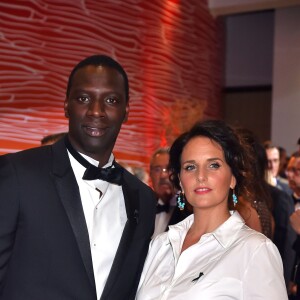 Omar Sy et sa femme Hélène - 68ème gala de la Croix-Rouge monégasque dans la salle des Etoiles du Sporting Monte-Carlo à Monaco, le 23 juillet 2016. © Bruno Bebert/Bestimage