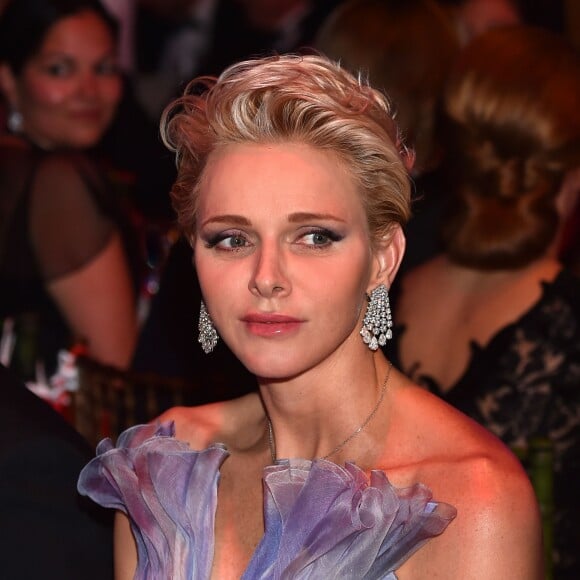 La princesse Charlène de Monaco - 68ème gala de la Croix-Rouge monégasque dans la salle des Etoiles du Sporting Monte-Carlo à Monaco, le 23 juillet 2016. © Bruno Bebert/Bestimage