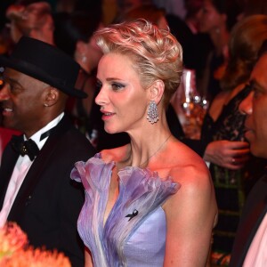 La princesse Charlène de Monaco - 68ème gala de la Croix-Rouge monégasque dans la salle des Etoiles du Sporting Monte-Carlo à Monaco, le 23 juillet 2016. © Bruno Bebert/Bestimage