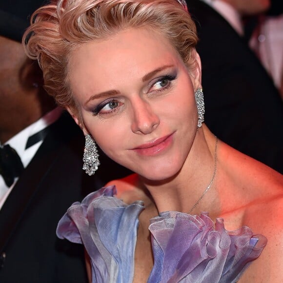 La princesse Charlène de Monaco - 68ème gala de la Croix-Rouge monégasque dans la salle des Etoiles du Sporting Monte-Carlo à Monaco, le 23 juillet 2016. © Bruno Bebert/Bestimage