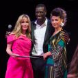 Omar Sy - Lot 5 offert par la compagnie Silversea Cruises - Tombola présentée par Omar Sy et Maïtena Biraben lors du 68ème Bal de la Croix-Rouge monégasque dans la salle des Etoiles du Sporting Monte-Carlo à Monaco, le 23 juillet 2016. © Palais Princier / Pierre Villard / Monte Carlo Société des Bains de Mer via Bestimage