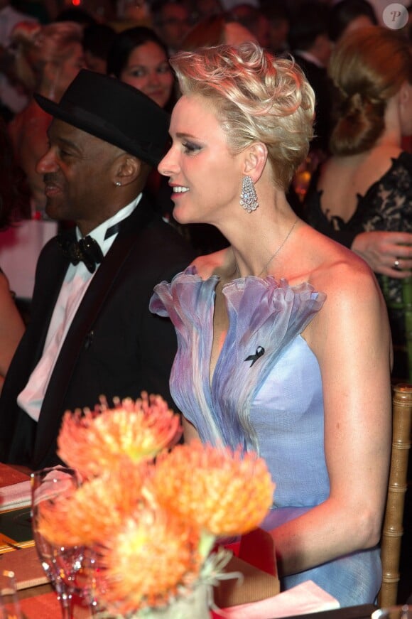 La princesse Charlène de Monaco lors du 68ème gala de la Croix-Rouge monégasque dans la salle des Etoiles du Sporting Monte-Carlo à Monaco, le 23 juillet 2016. © Palais Princier / Pierre Villard / Monte Carlo Société des Bains de Mer via Bestimage