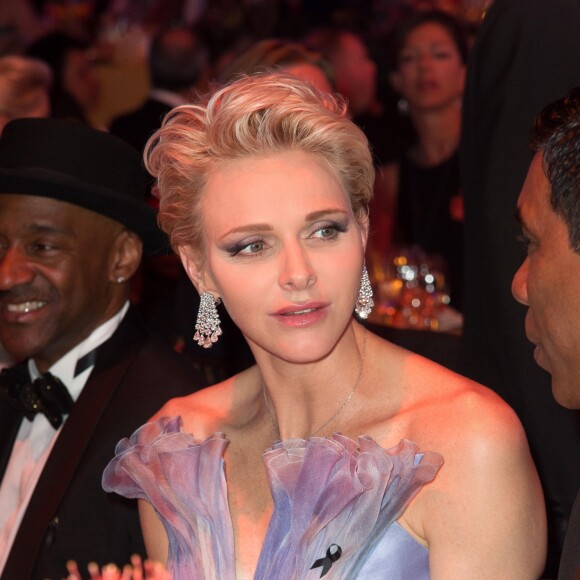 La princesse Charlène de Monaco lors du 68ème gala de la Croix-Rouge monégasque dans la salle des Etoiles du Sporting Monte-Carlo à Monaco, le 23 juillet 2016. © Palais Princier / Pierre Villard / Monte Carlo Société des Bains de Mer via Bestimage