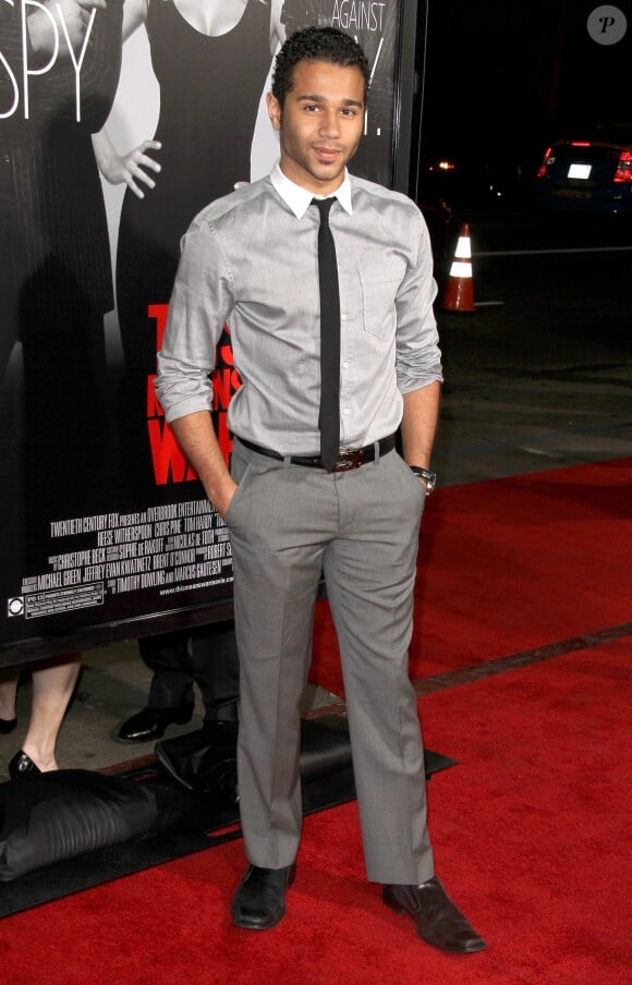 Corbin Bleu à la première du film  "THIS MEANS WAR" à Hollywood, le 8 février 2012