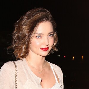 Miranda Kerr est allée dîner chez Giorgio Baldi à Santa Monica le 23 juillet 2016 avec son futur mari Evan Spiegel