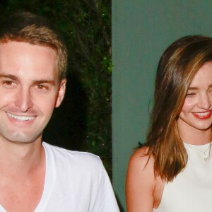 Miranda Kerr Evan Spiegel en septembre 2015