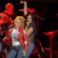 Concert de la chanteuse Anastacia à Madrid le 9 avril 2016.