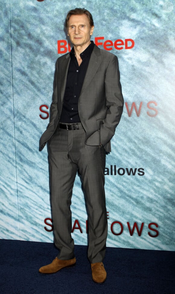 Liam Neeson à la Première du film "The Shallows" à New York le 21 juin 2016.