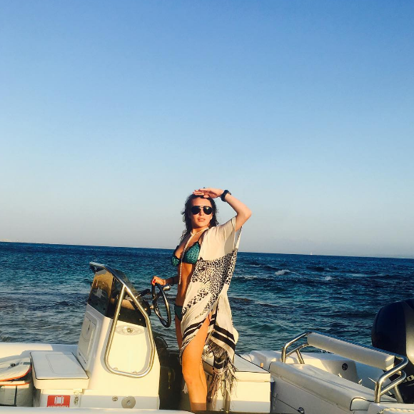 Lindsay Lohan en vacances en Sardaigne. Photo publiée sur Instagram, le 26 juillet 2016