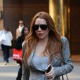Lindsay Lohan est allée, en Porsche Carrera cabriolet, rendre visite à son fiancé Egor Tarabasov à son hôtel dans le quartier de l'Upper East Side à New York, accompagnée de sa soeur Ali. Le 15 avril 2016