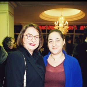 Josiane Balasko et sa fille Marilou à Paris en 2000