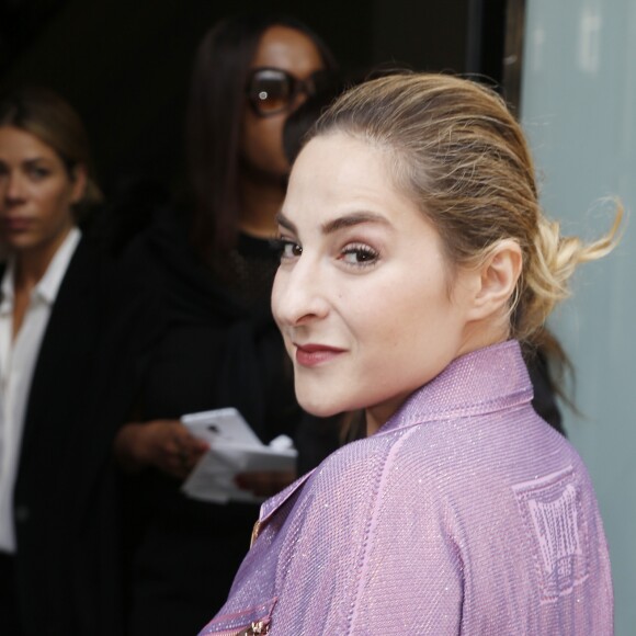 Marilou Berry - Arrivées au défilé de mode Haute-Couture automne-hiver 2016/2017 "Jean-Paul Gaultier" à Paris. Le 6 juillet 2016